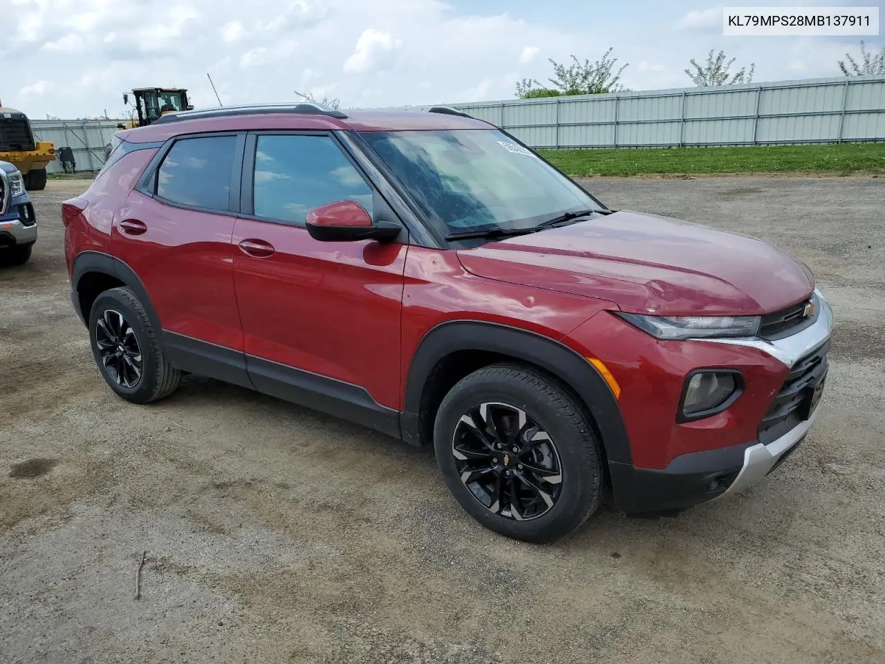 2021 Chevrolet Trailblazer Lt VIN: KL79MPS28MB137911 Lot: 56542635
