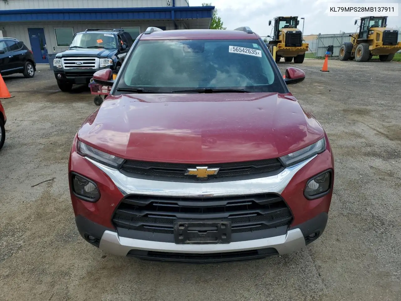 2021 Chevrolet Trailblazer Lt VIN: KL79MPS28MB137911 Lot: 56542635