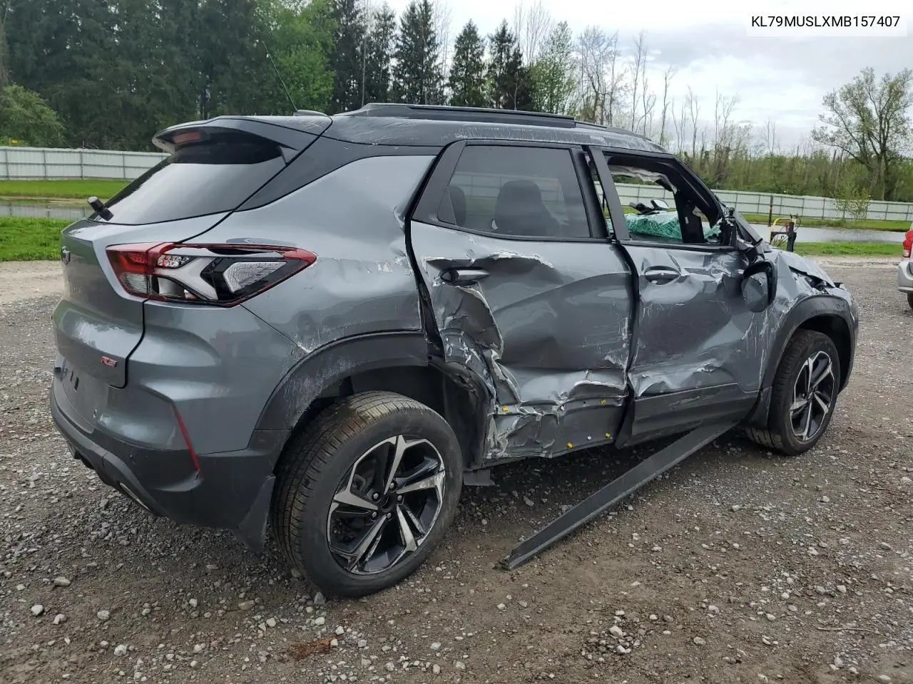 2021 Chevrolet Trailblazer Rs VIN: KL79MUSLXMB157407 Lot: 56872025