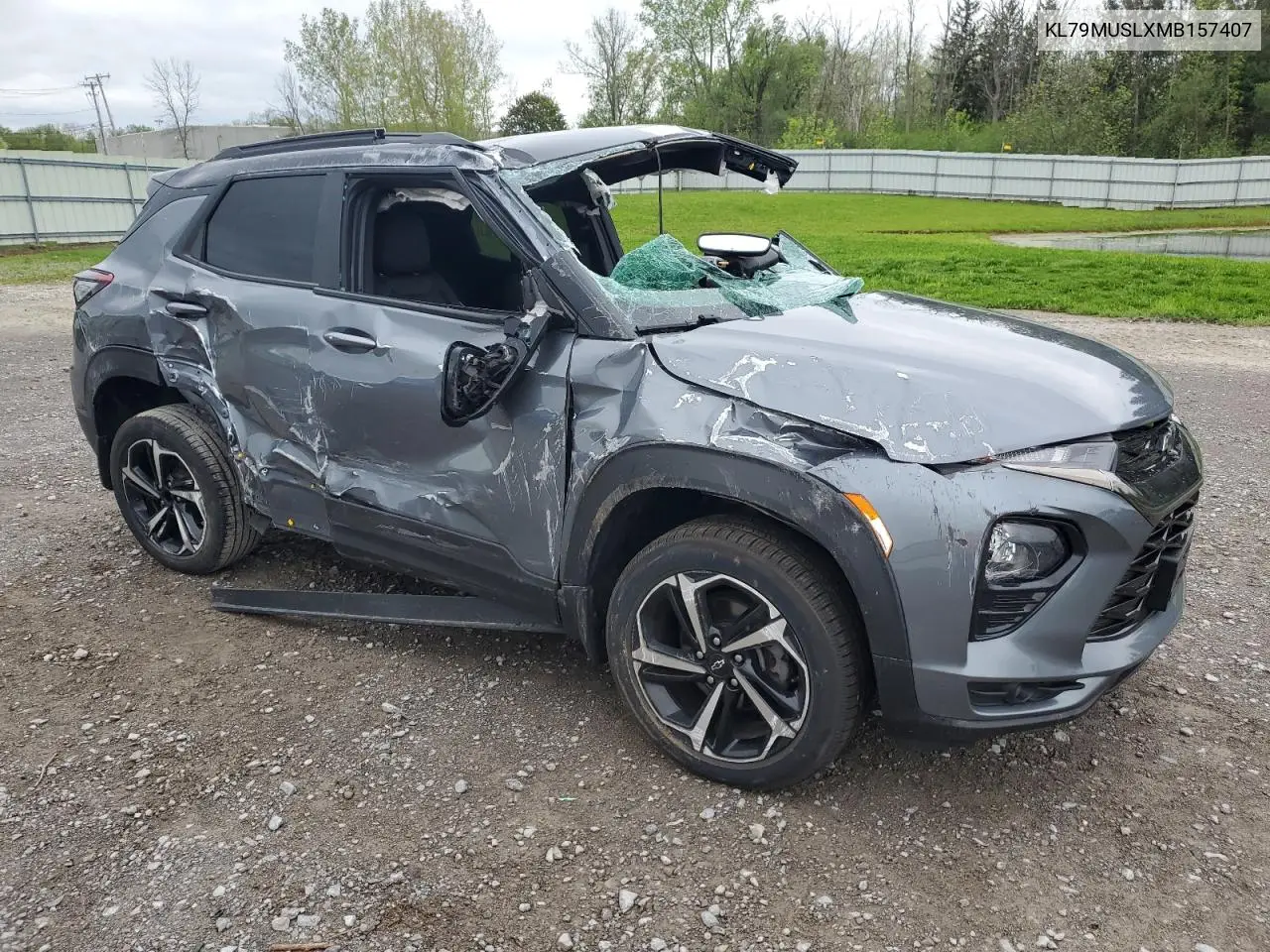2021 Chevrolet Trailblazer Rs VIN: KL79MUSLXMB157407 Lot: 56872025