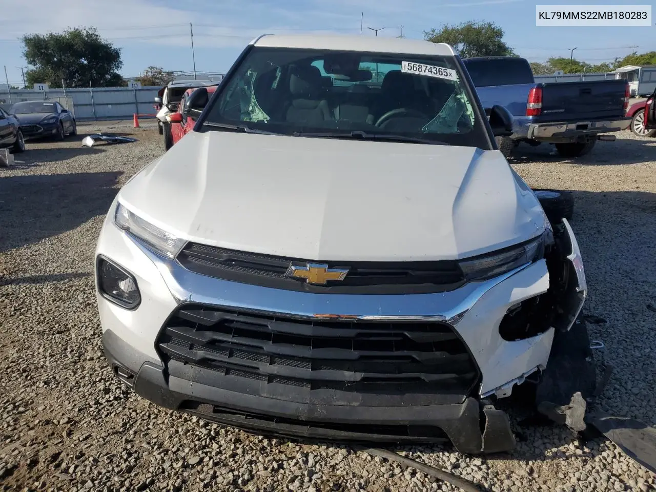 2021 Chevrolet Trailblazer Ls VIN: KL79MMS22MB180283 Lot: 56874365
