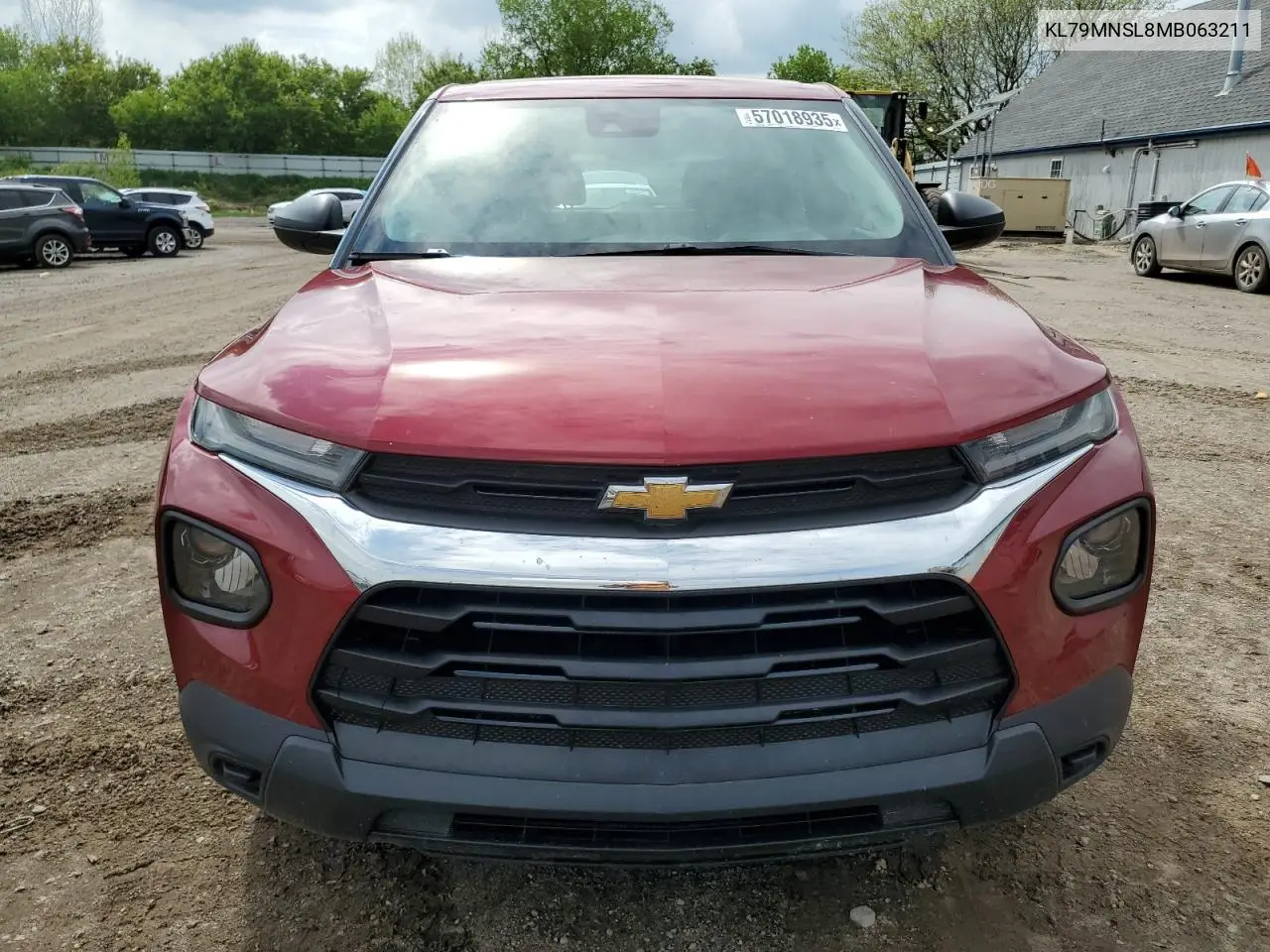 2021 Chevrolet Trailblazer Ls VIN: KL79MNSL8MB063211 Lot: 57018935