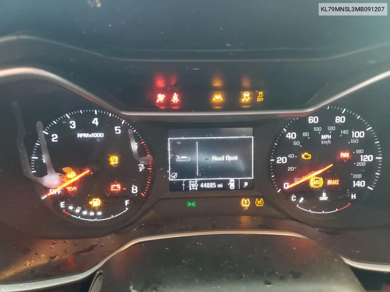 2021 Chevrolet Trailblazer Ls VIN: KL79MNSL3MB091207 Lot: 58652415