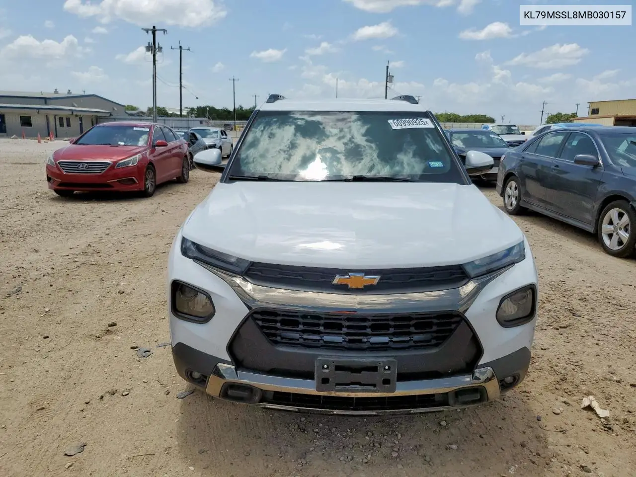 2021 Chevrolet Trailblazer Activ VIN: KL79MSSL8MB030157 Lot: 60990925