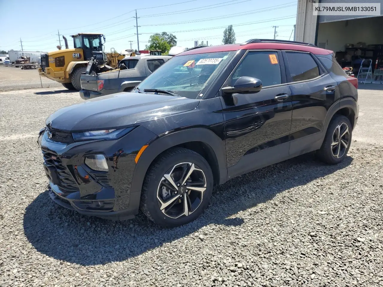 2021 Chevrolet Trailblazer Rs VIN: KL79MUSL9MB133051 Lot: 62570735