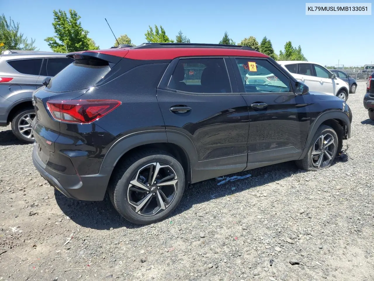 2021 Chevrolet Trailblazer Rs VIN: KL79MUSL9MB133051 Lot: 62570735