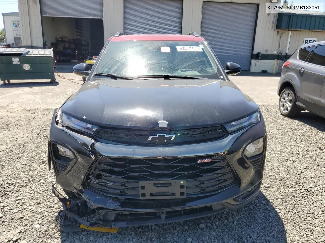 2021 Chevrolet Trailblazer Rs VIN: KL79MUSL9MB133051 Lot: 62570735