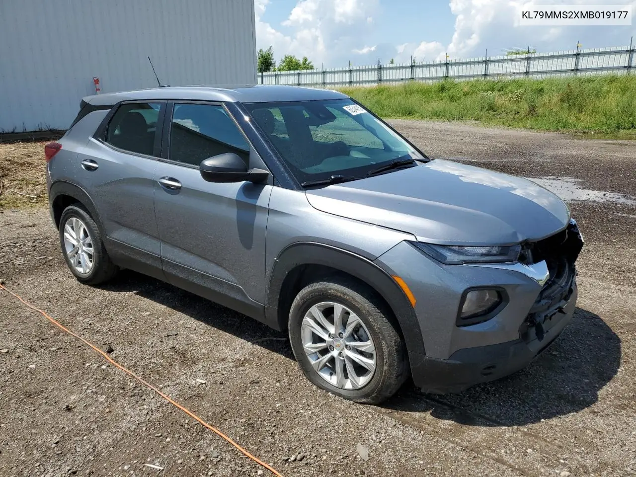 2021 Chevrolet Trailblazer Ls VIN: KL79MMS2XMB019177 Lot: 62614115