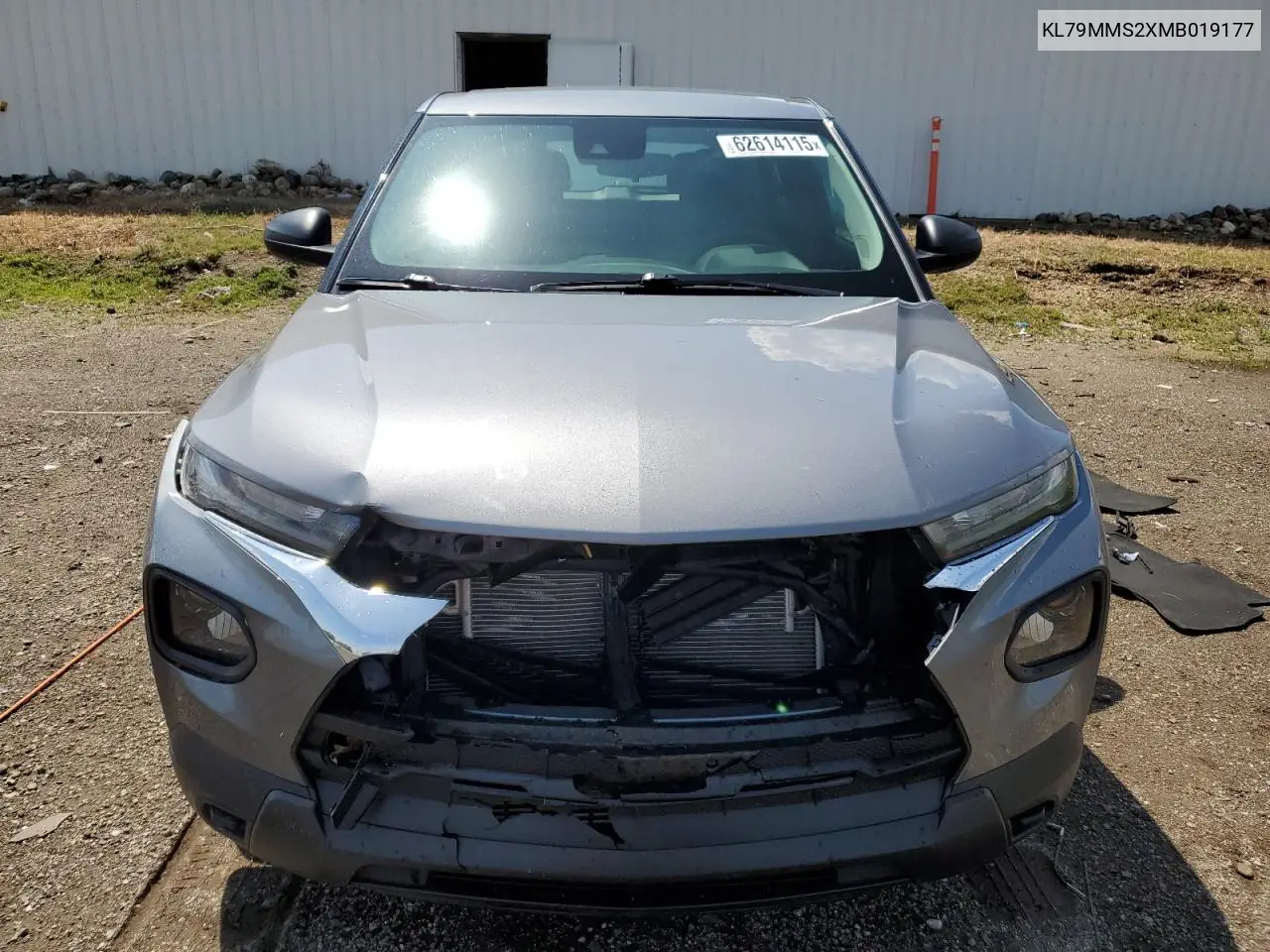 2021 Chevrolet Trailblazer Ls VIN: KL79MMS2XMB019177 Lot: 62614115