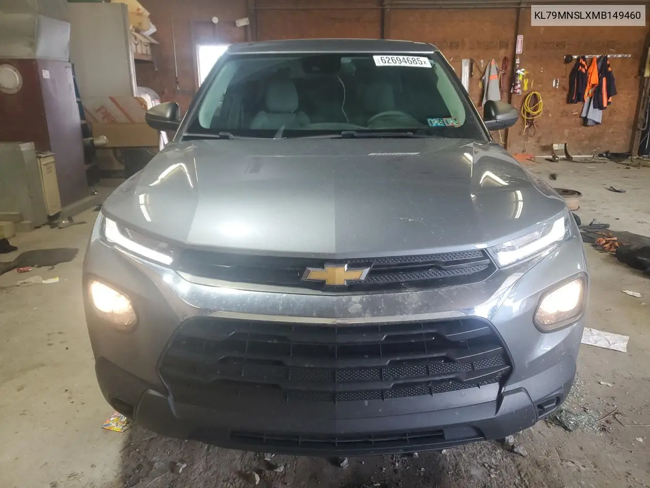 2021 Chevrolet Trailblazer Ls VIN: KL79MNSLXMB149460 Lot: 62694685