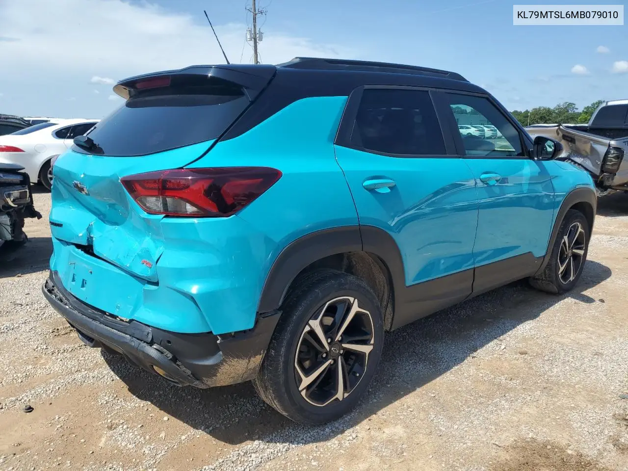 2021 Chevrolet Trailblazer Rs VIN: KL79MTSL6MB079010 Lot: 62838505