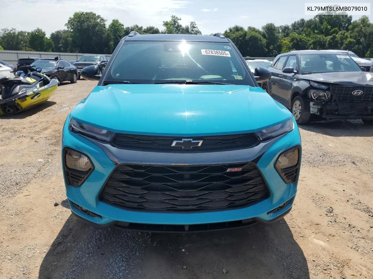 2021 Chevrolet Trailblazer Rs VIN: KL79MTSL6MB079010 Lot: 62838505