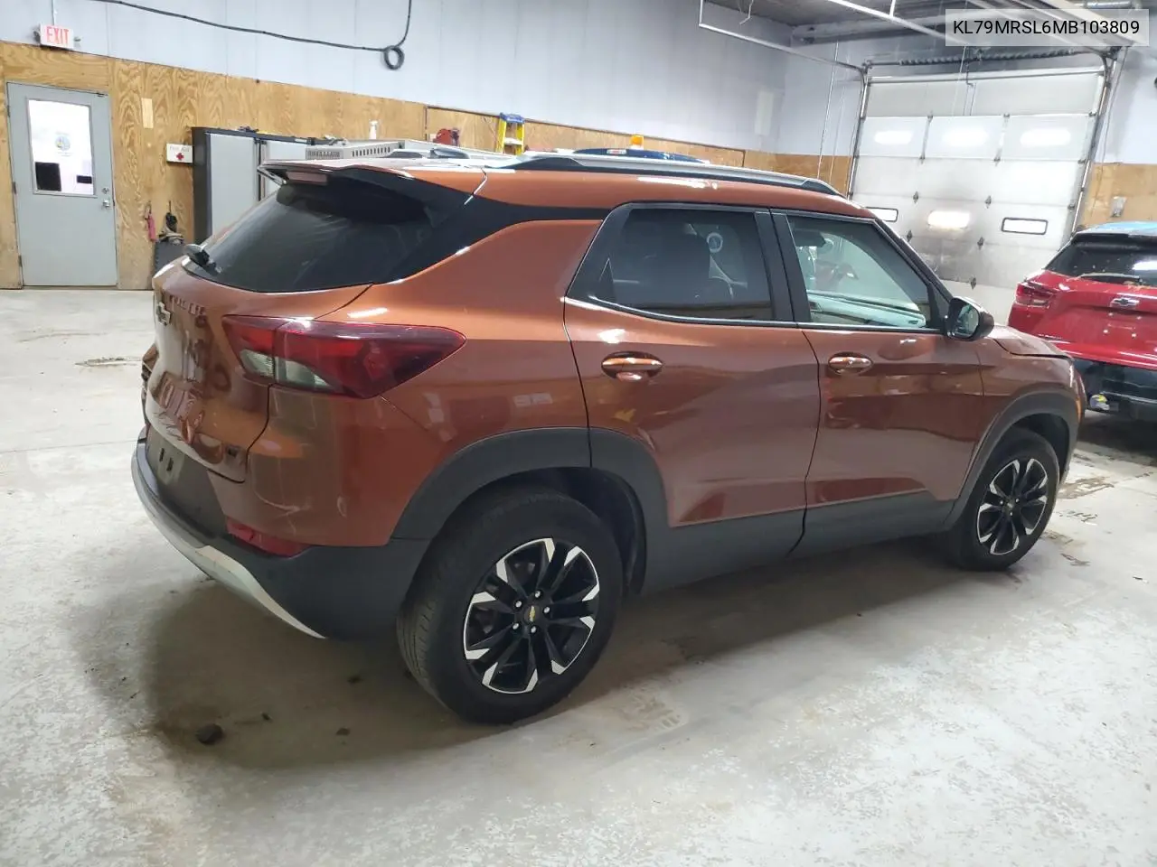2021 Chevrolet Trailblazer Lt VIN: KL79MRSL6MB103809 Lot: 63000095