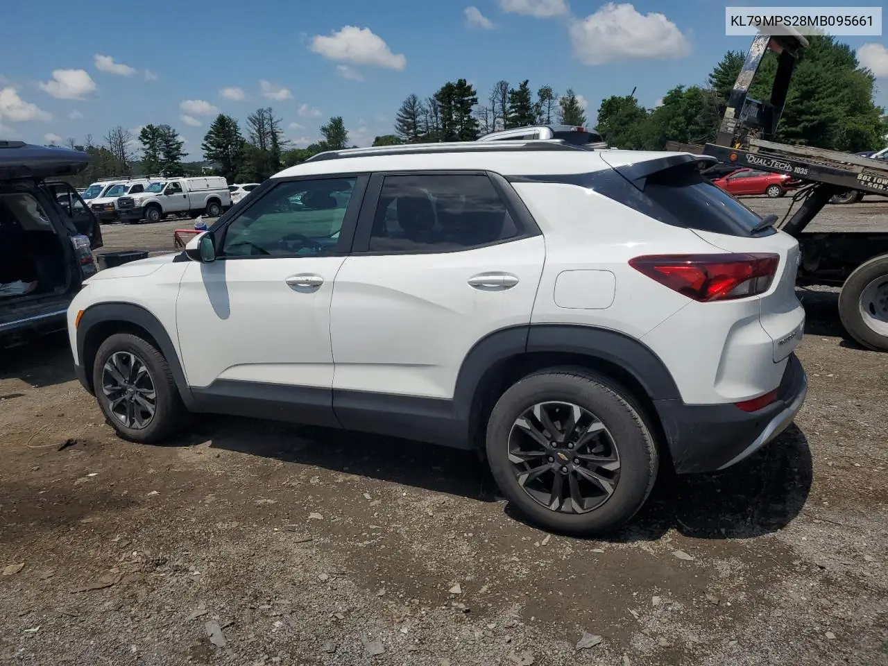2021 Chevrolet Trailblazer Lt VIN: KL79MPS28MB095661 Lot: 63072195