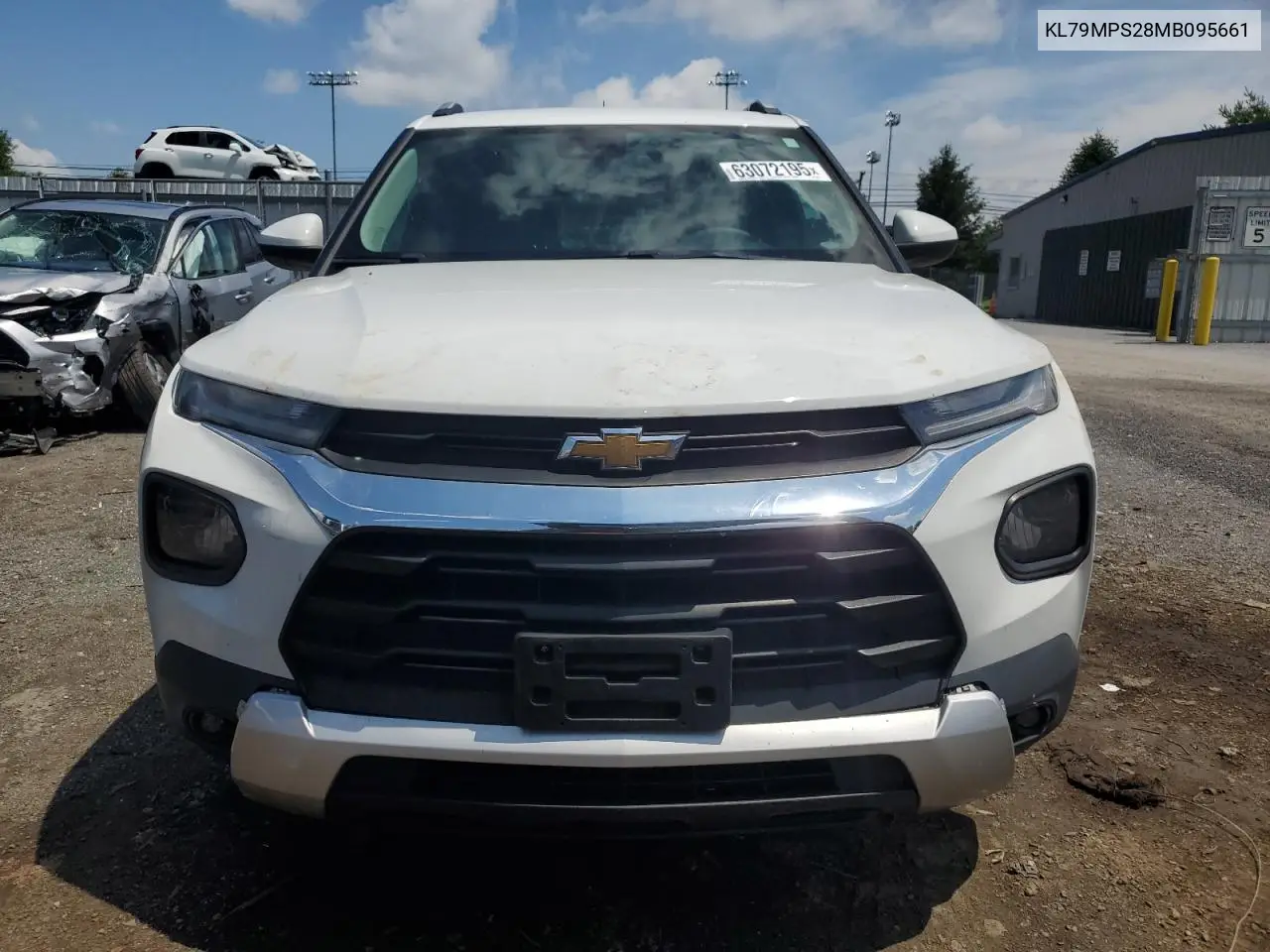 2021 Chevrolet Trailblazer Lt VIN: KL79MPS28MB095661 Lot: 63072195