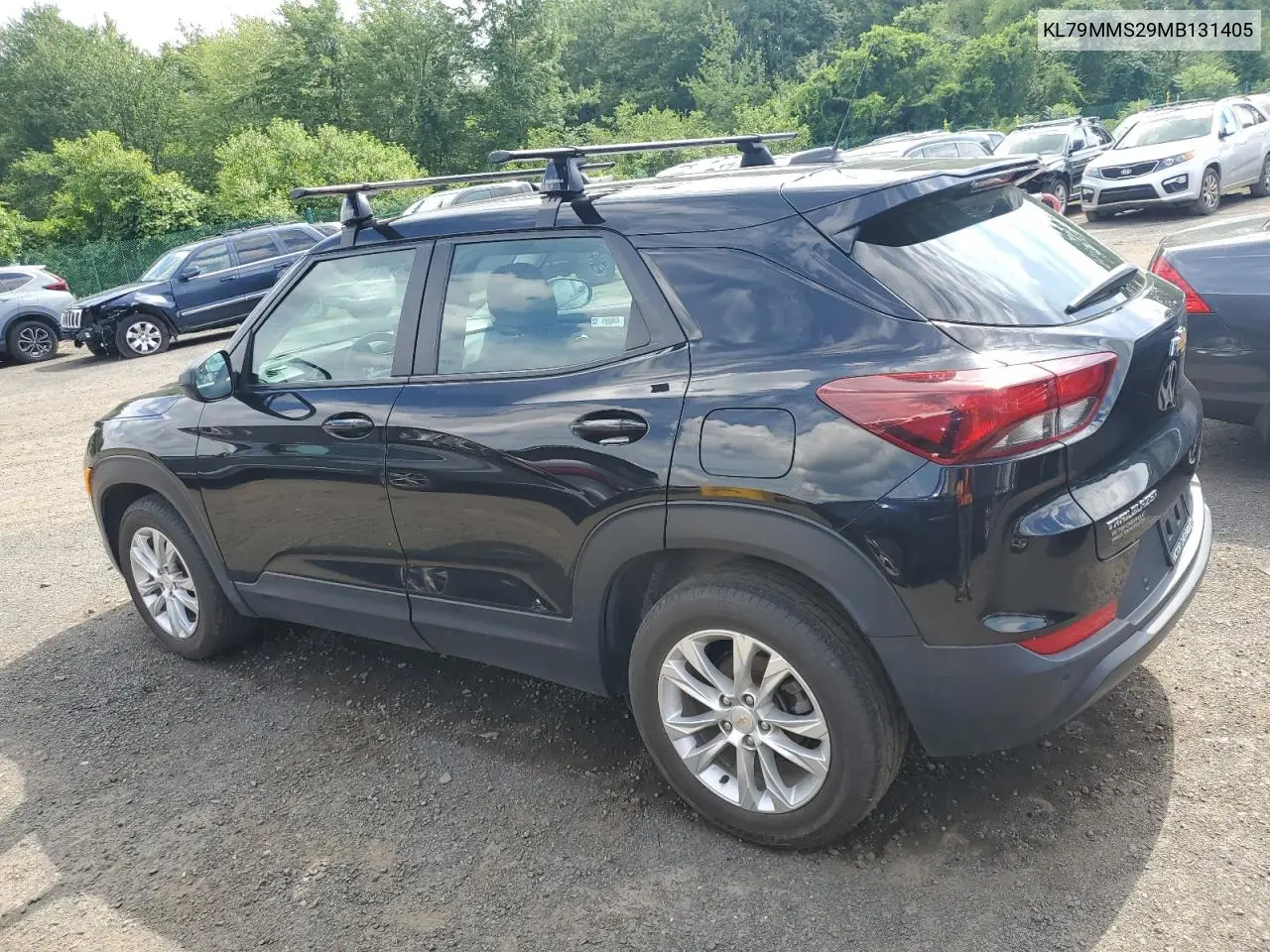 2021 Chevrolet Trailblazer Ls VIN: KL79MMS29MB131405 Lot: 63182655