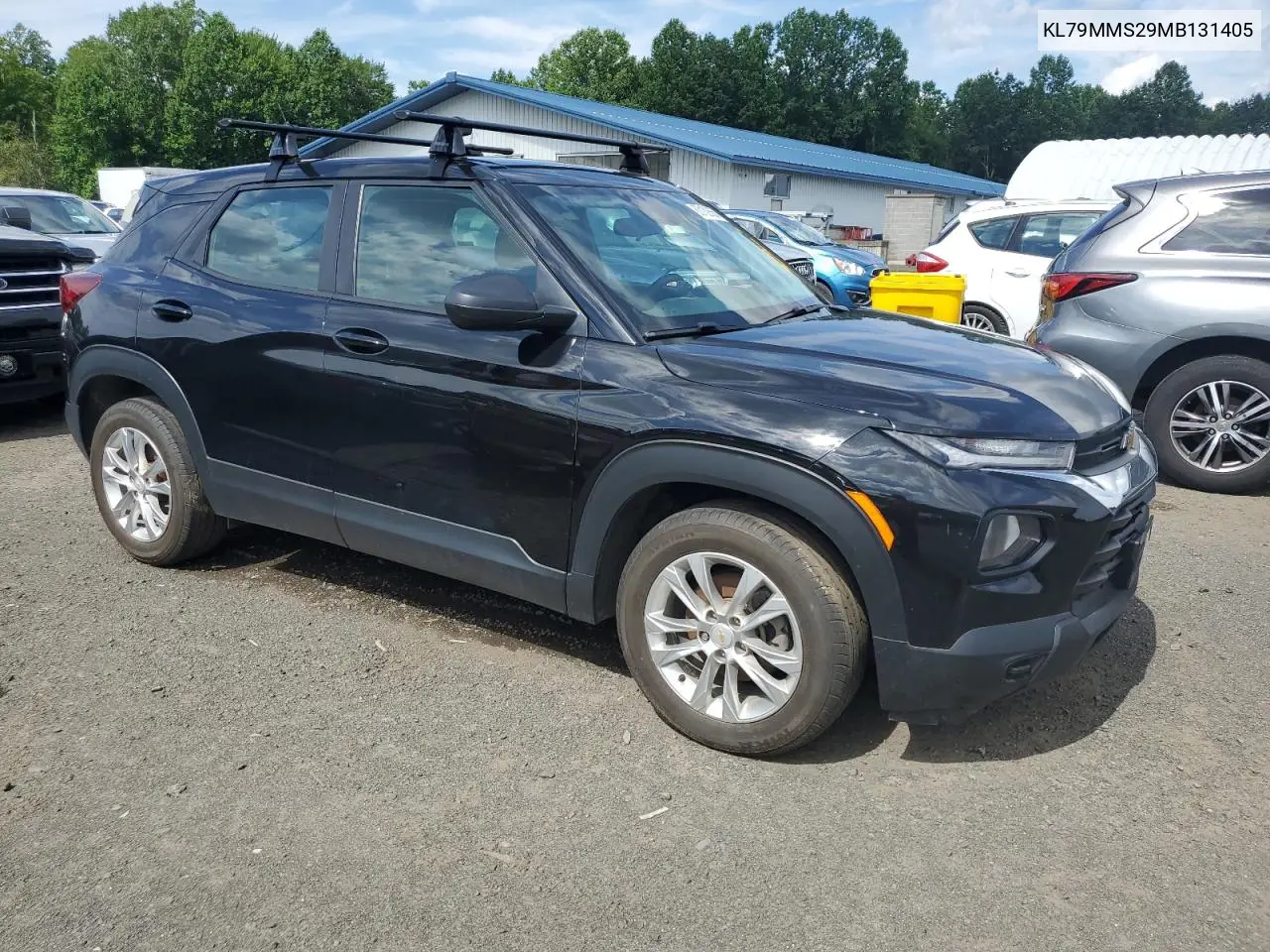 2021 Chevrolet Trailblazer Ls VIN: KL79MMS29MB131405 Lot: 63182655