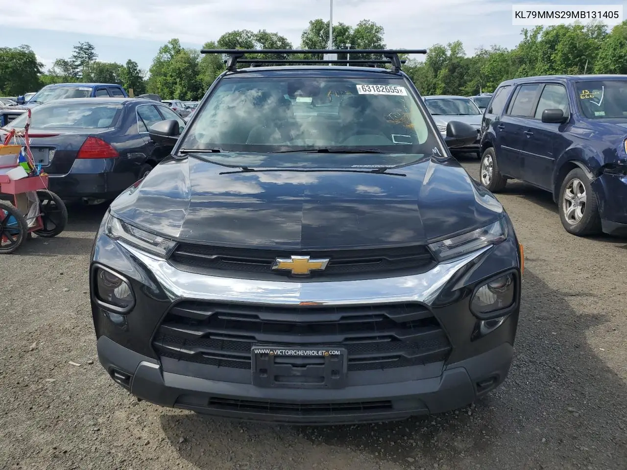 2021 Chevrolet Trailblazer Ls VIN: KL79MMS29MB131405 Lot: 63182655