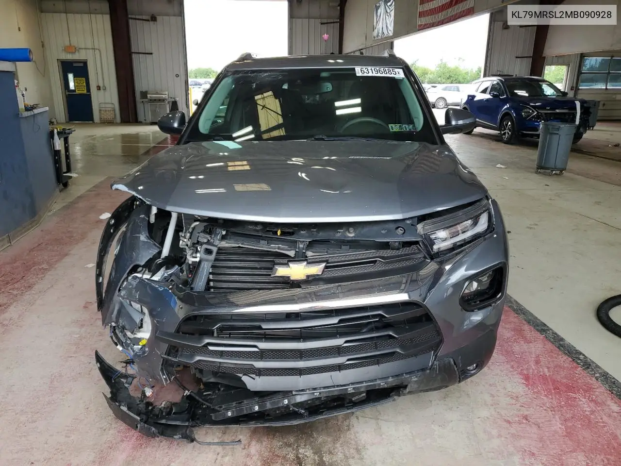 2021 Chevrolet Trailblazer Lt VIN: KL79MRSL2MB090928 Lot: 63196885
