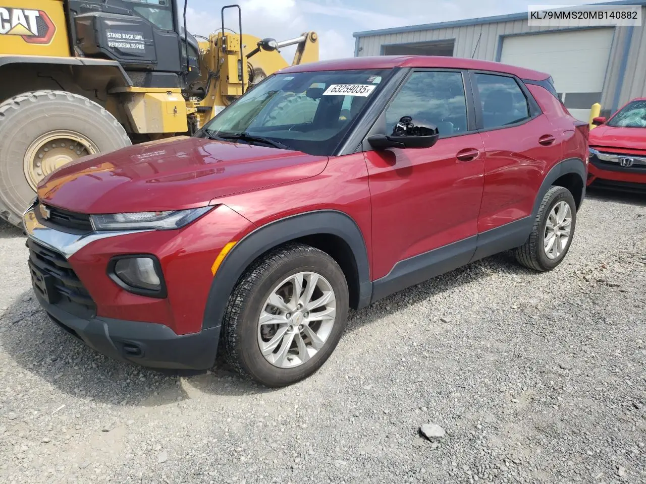 2021 Chevrolet Trailblazer Ls VIN: KL79MMS20MB140882 Lot: 63259035