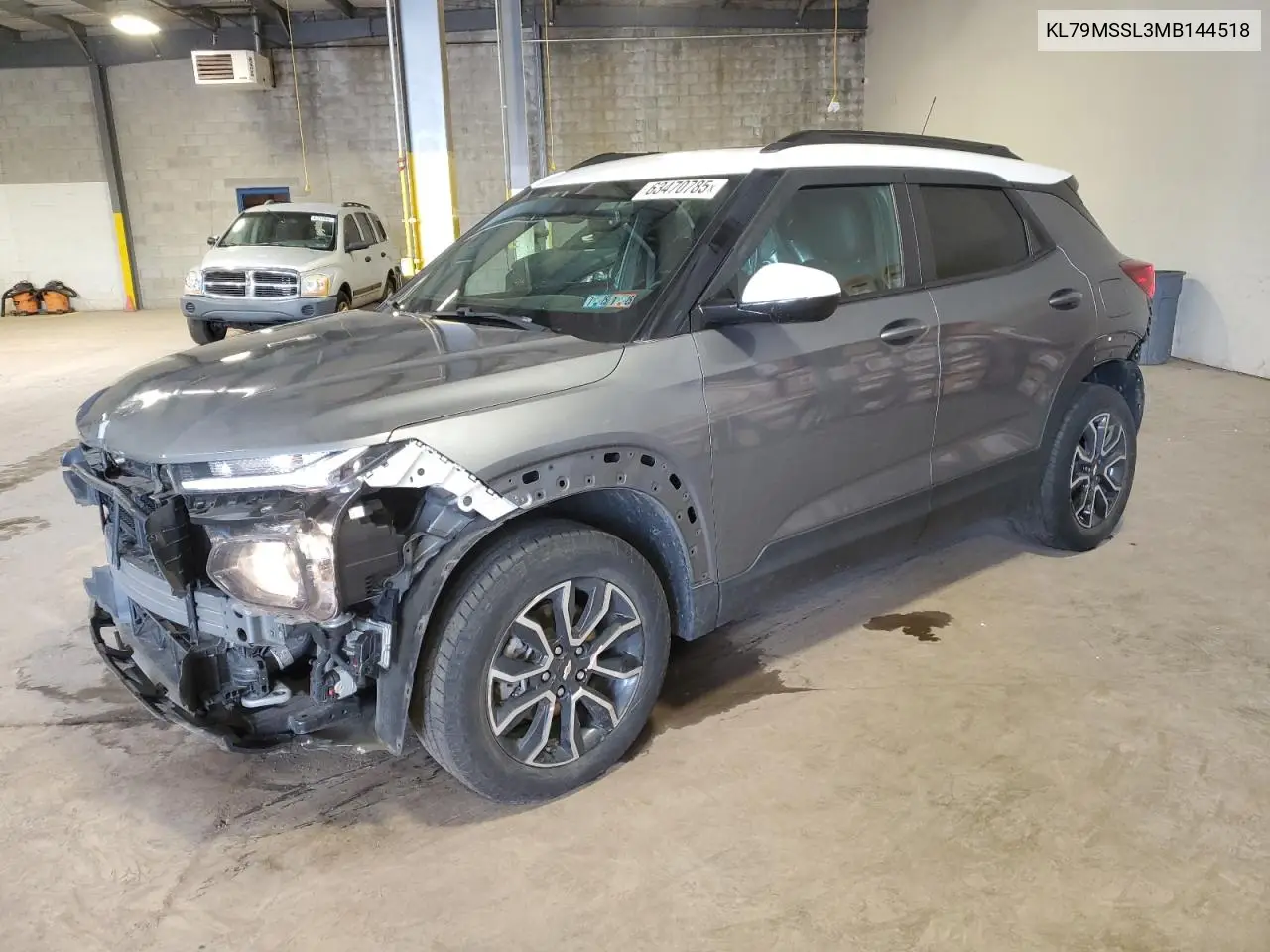 2021 Chevrolet Trailblazer Activ VIN: KL79MSSL3MB144518 Lot: 63470785