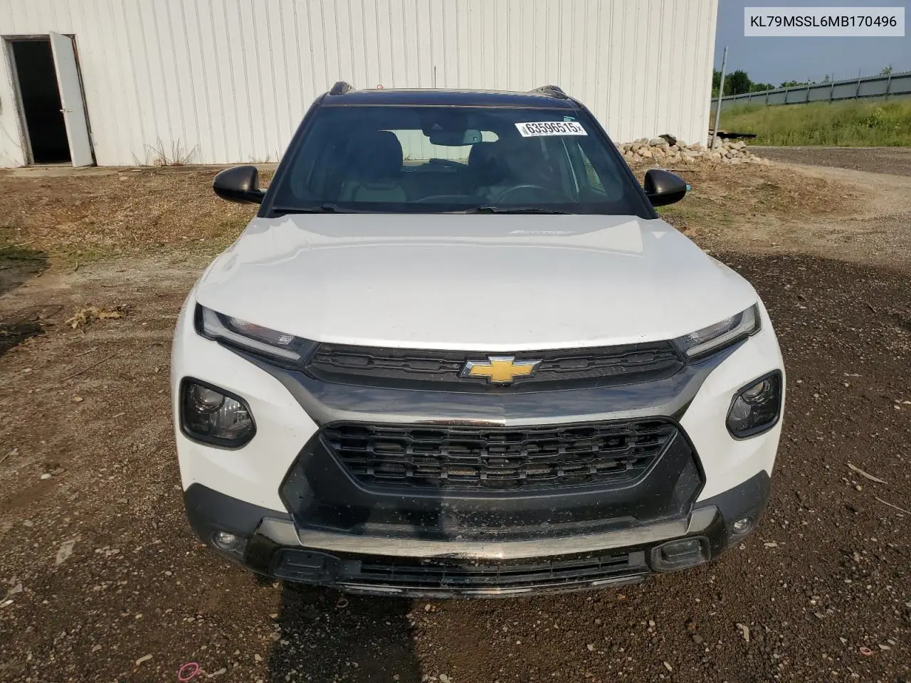 2021 Chevrolet Trailblazer Activ VIN: KL79MSSL6MB170496 Lot: 63596515