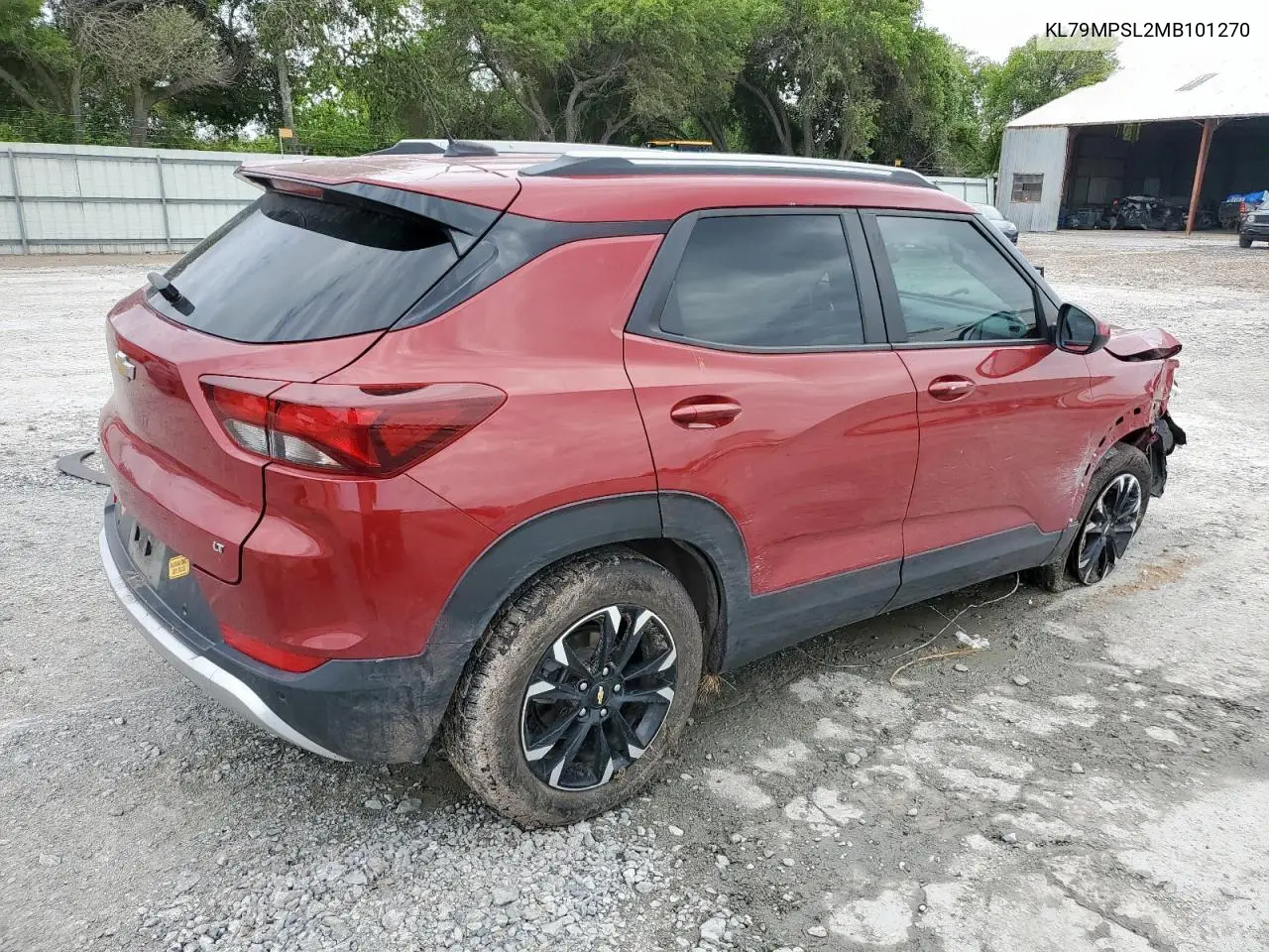 2021 Chevrolet Trailblazer Lt VIN: KL79MPSL2MB101270 Lot: 63652235