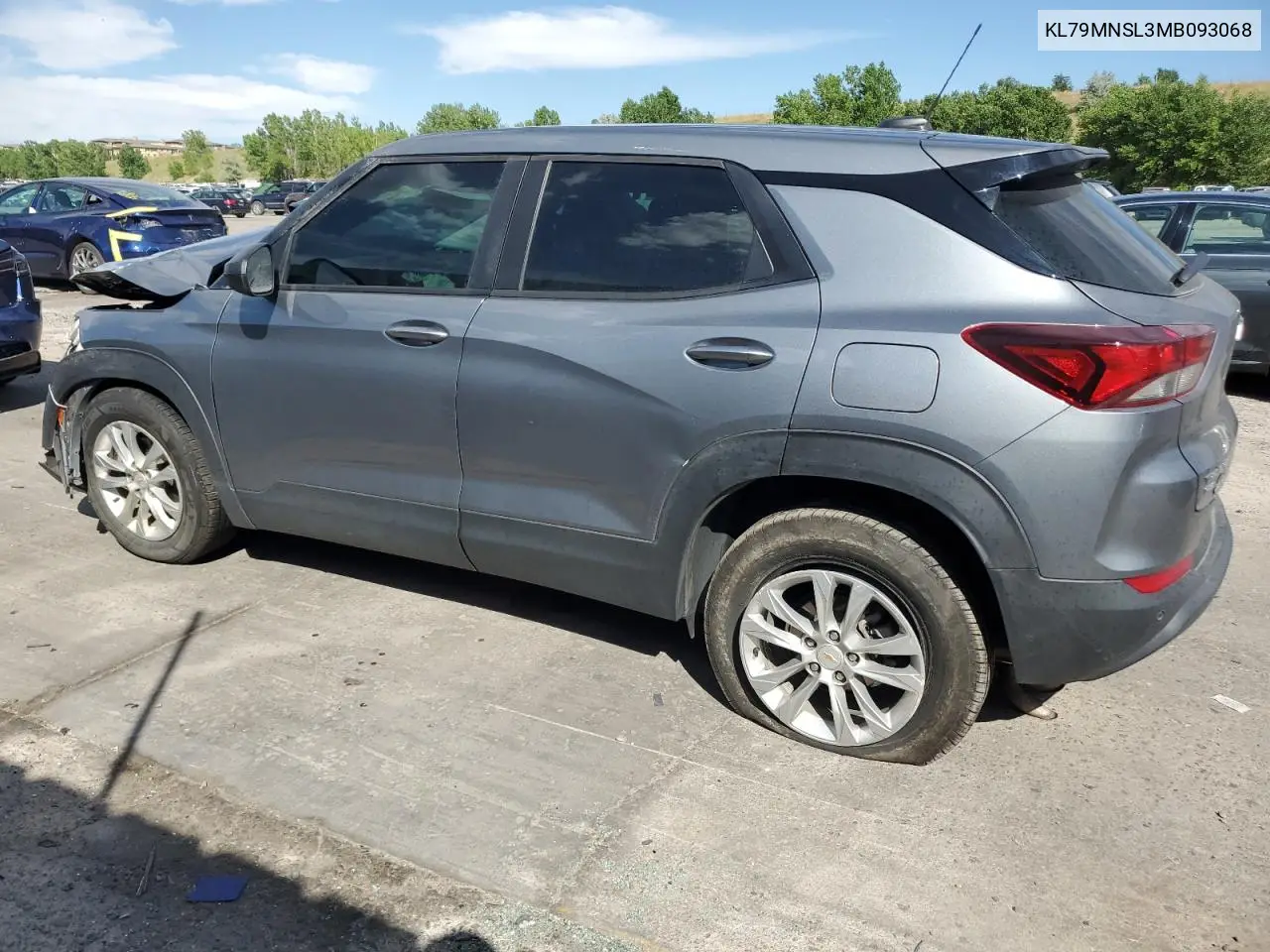 2021 Chevrolet Trailblazer Ls VIN: KL79MNSL3MB093068 Lot: 63752455
