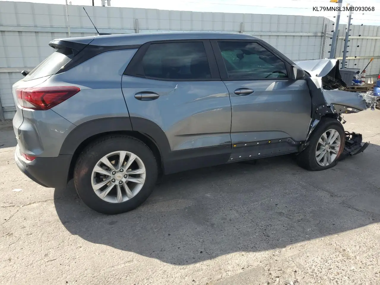 2021 Chevrolet Trailblazer Ls VIN: KL79MNSL3MB093068 Lot: 63752455