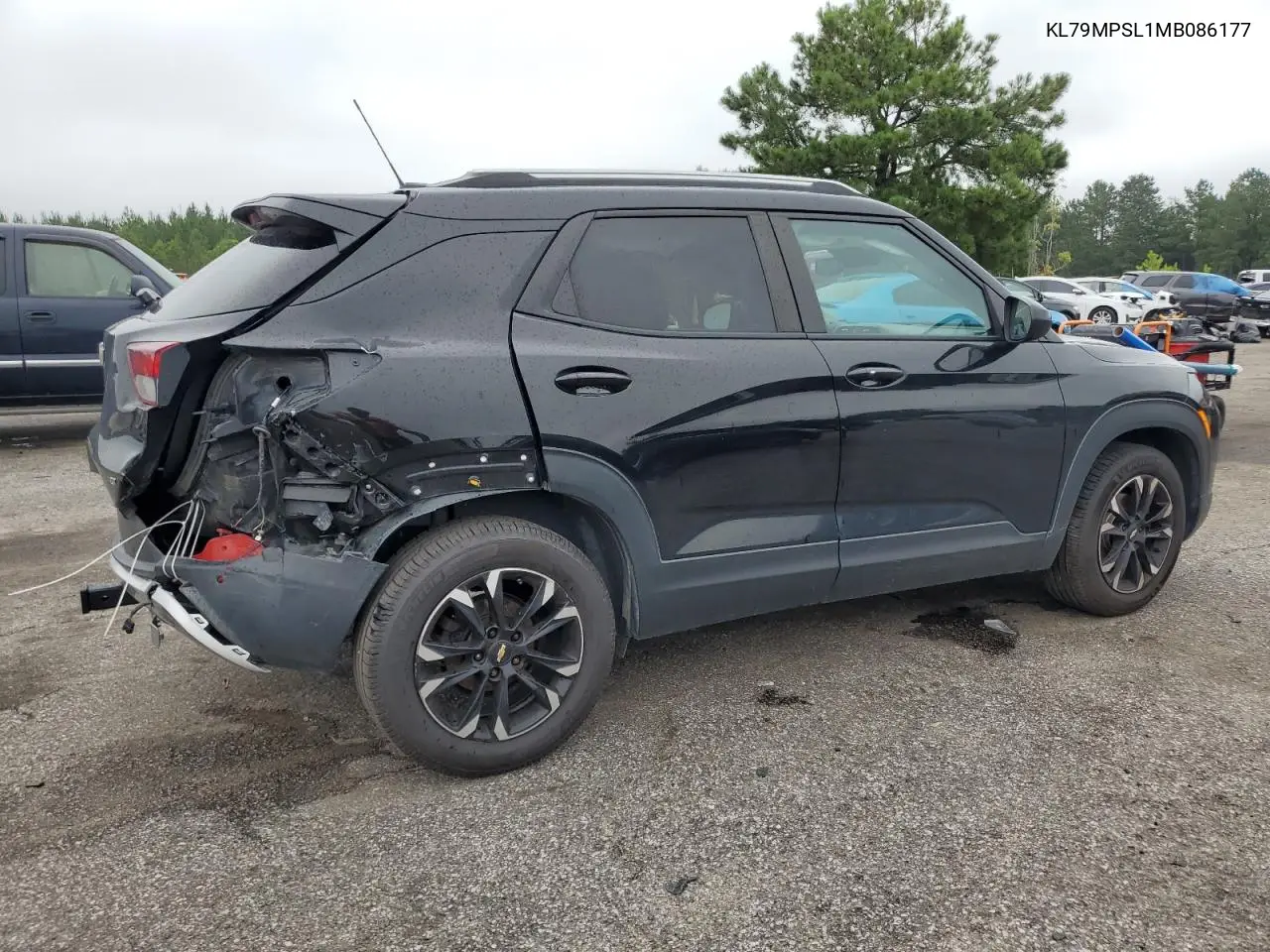 2021 Chevrolet Trailblazer Lt VIN: KL79MPSL1MB086177 Lot: 63856395