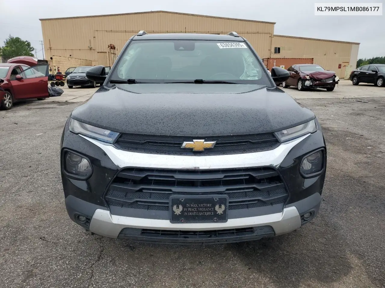 2021 Chevrolet Trailblazer Lt VIN: KL79MPSL1MB086177 Lot: 63856395
