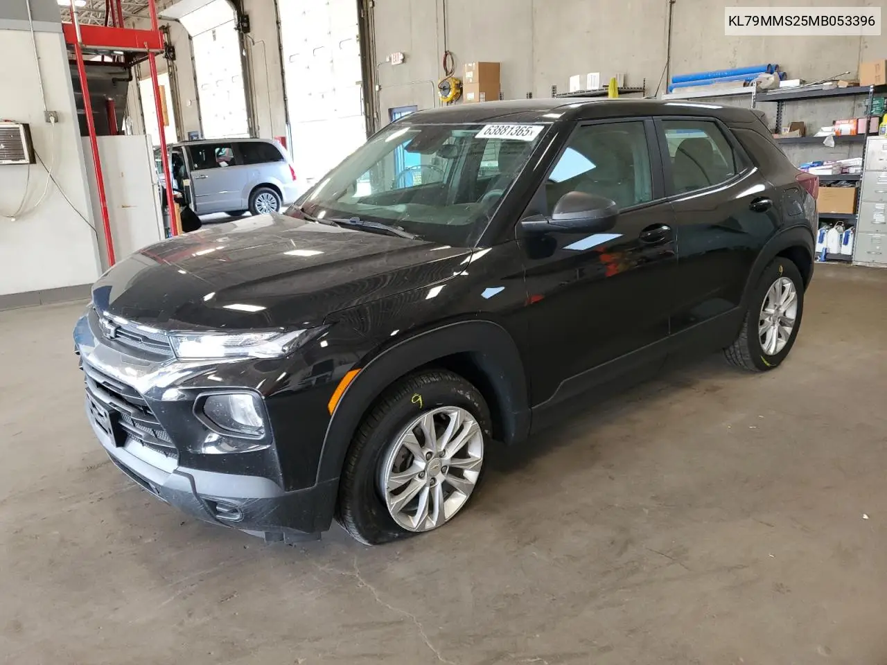2021 Chevrolet Trailblazer Ls VIN: KL79MMS25MB053396 Lot: 63881365
