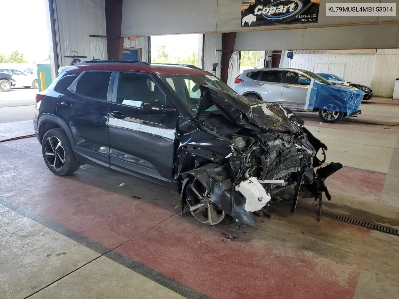 2021 Chevrolet Trailblazer Rs VIN: KL79MUSL4MB153014 Lot: 64796535