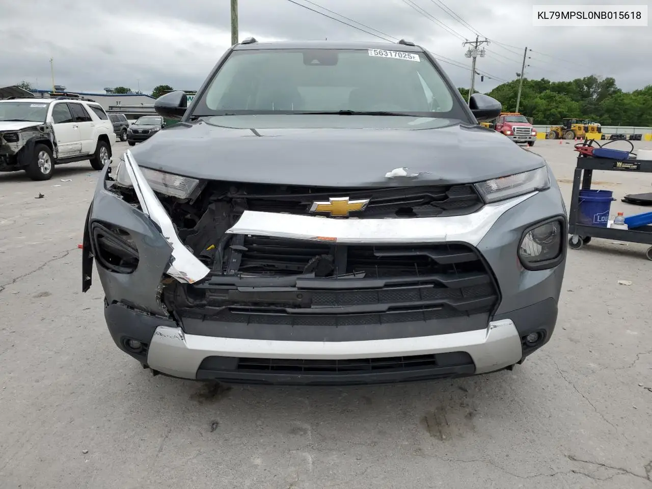 2022 Chevrolet Trailblazer Lt VIN: KL79MPSL0NB015618 Lot: 56317025