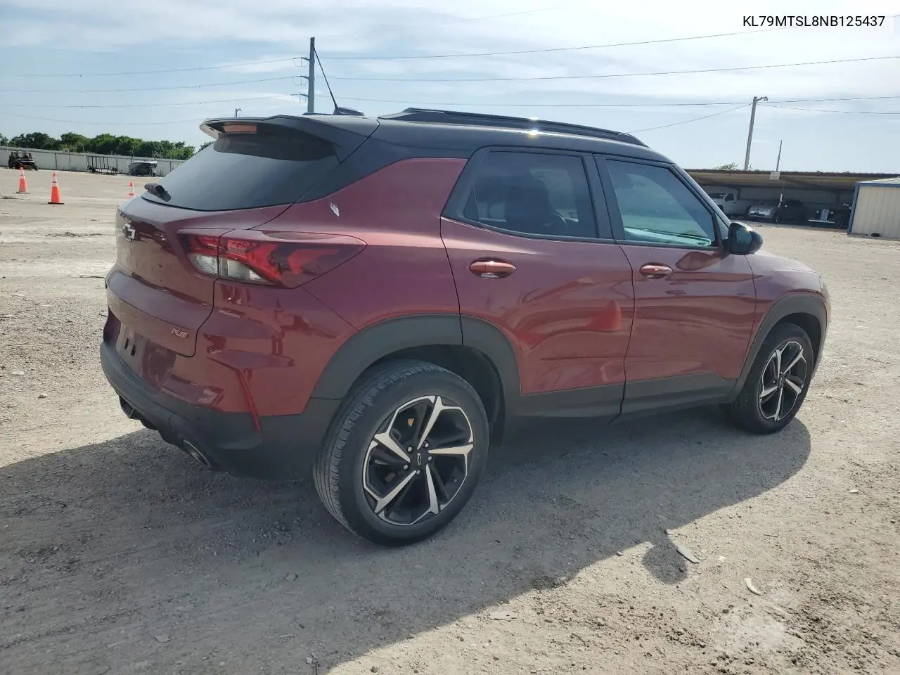 2022 Chevrolet Trailblazer Rs VIN: KL79MTSL8NB125437 Lot: 56685195