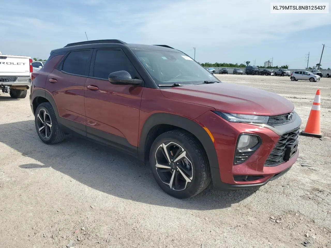 2022 Chevrolet Trailblazer Rs VIN: KL79MTSL8NB125437 Lot: 56685195