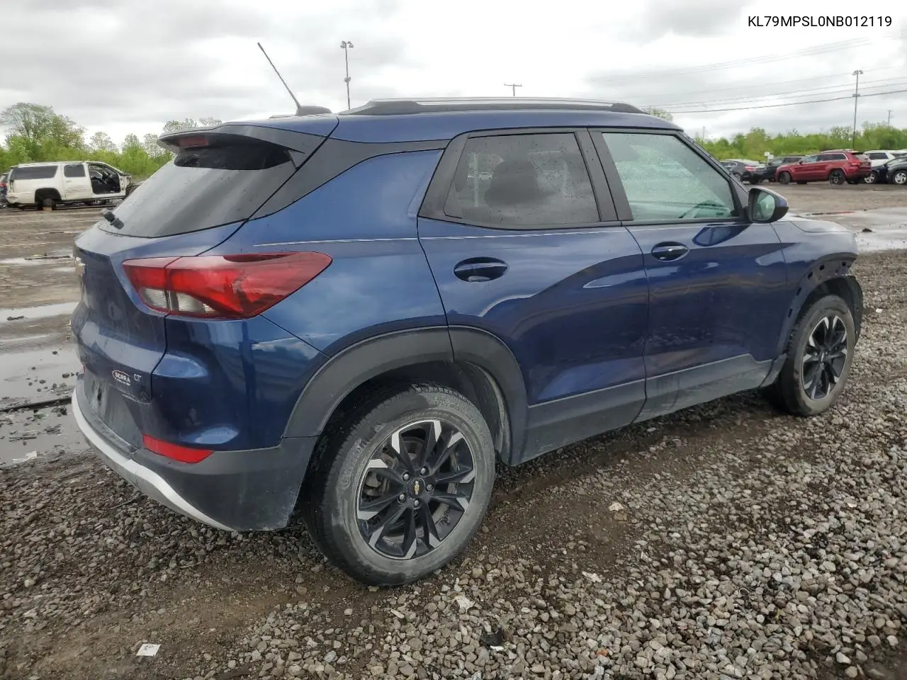 2022 Chevrolet Trailblazer Lt VIN: KL79MPSL0NB012119 Lot: 57024775