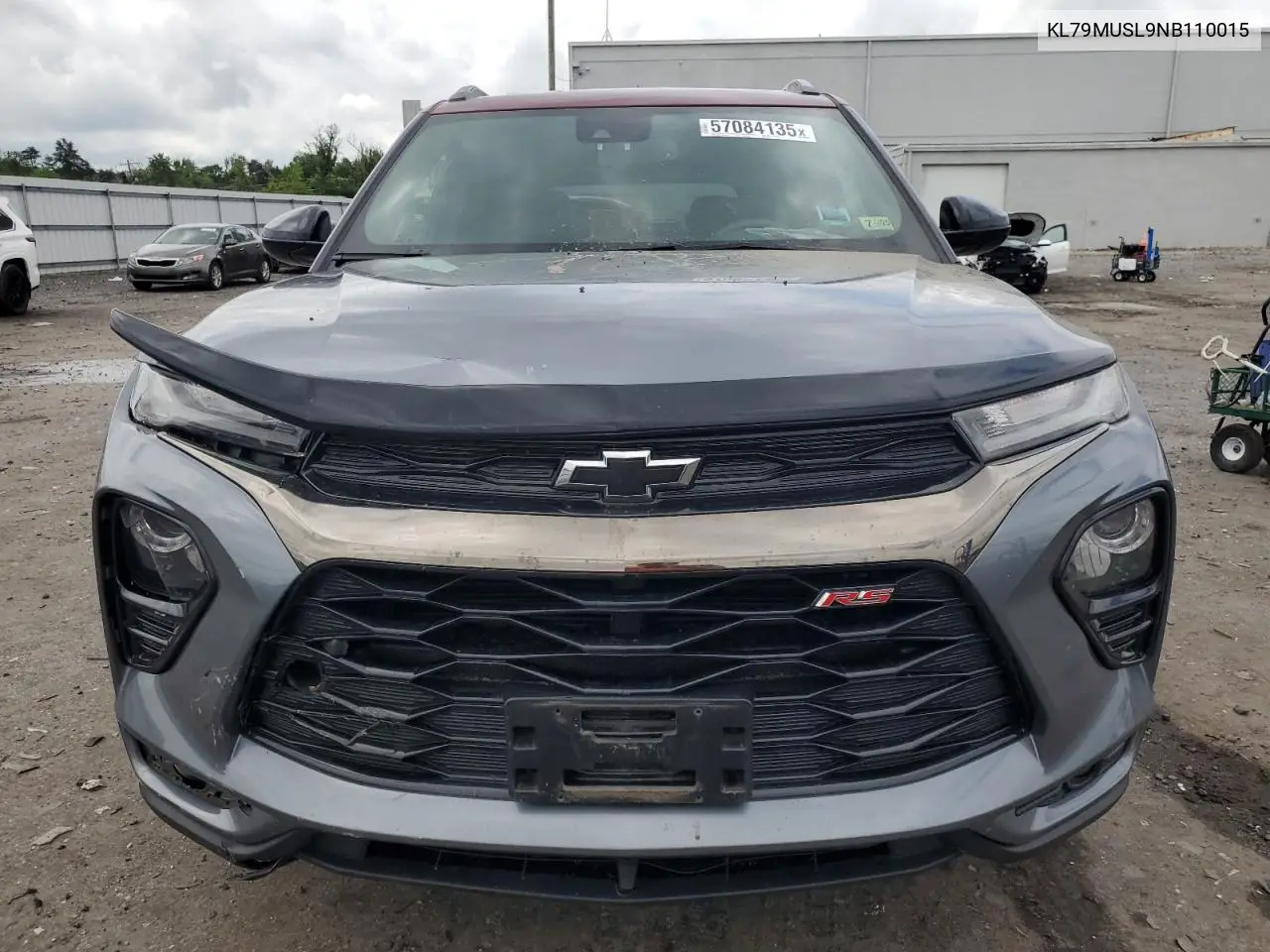2022 Chevrolet Trailblazer Rs VIN: KL79MUSL9NB110015 Lot: 57084135