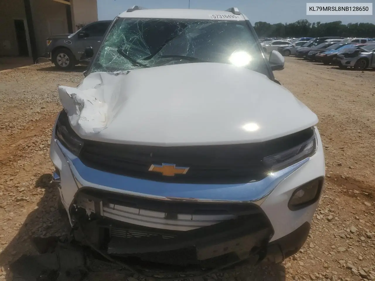 2022 Chevrolet Trailblazer Lt VIN: KL79MRSL8NB128650 Lot: 57316495