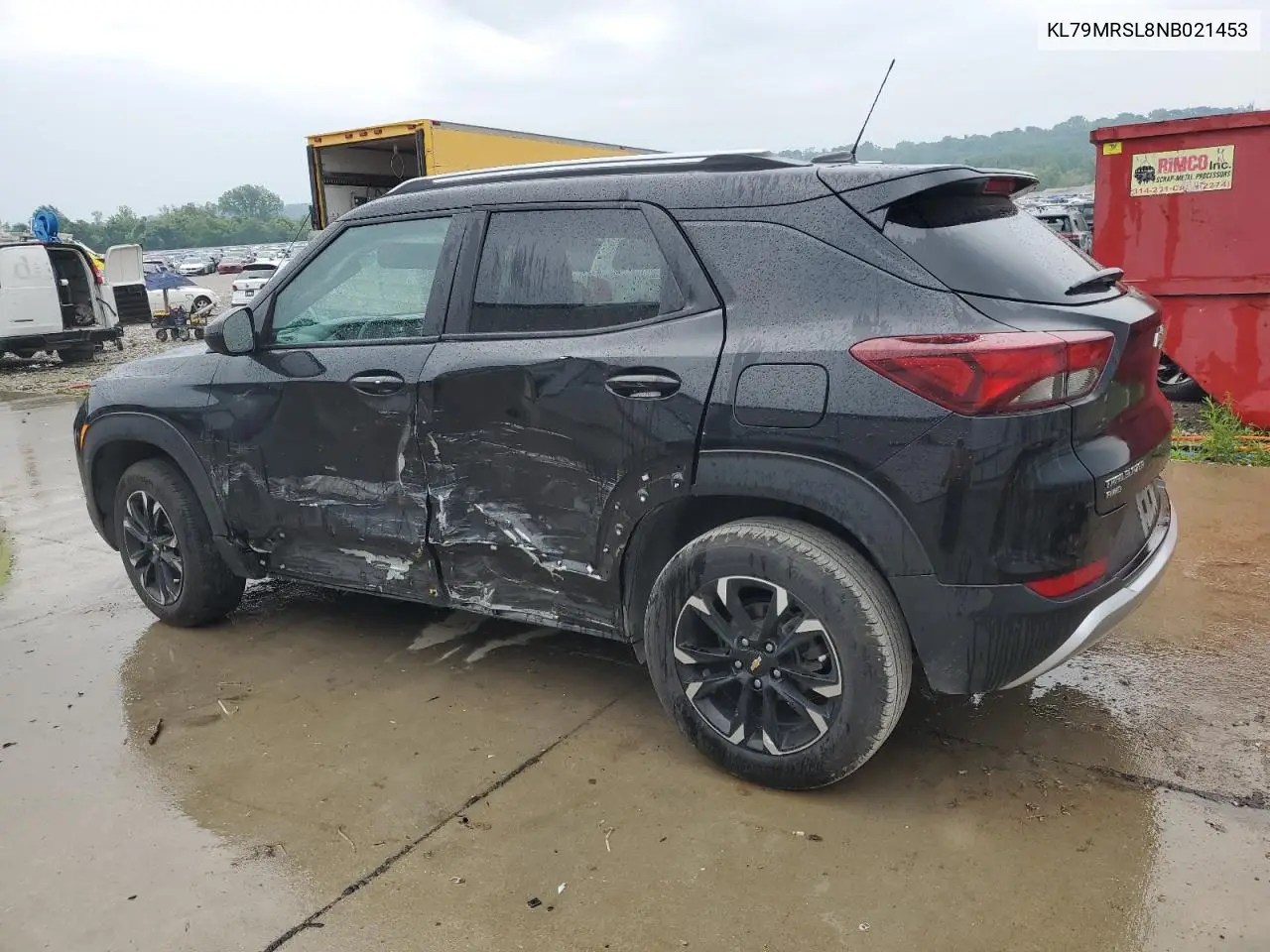 2022 Chevrolet Trailblazer Lt VIN: KL79MRSL8NB021453 Lot: 59579525