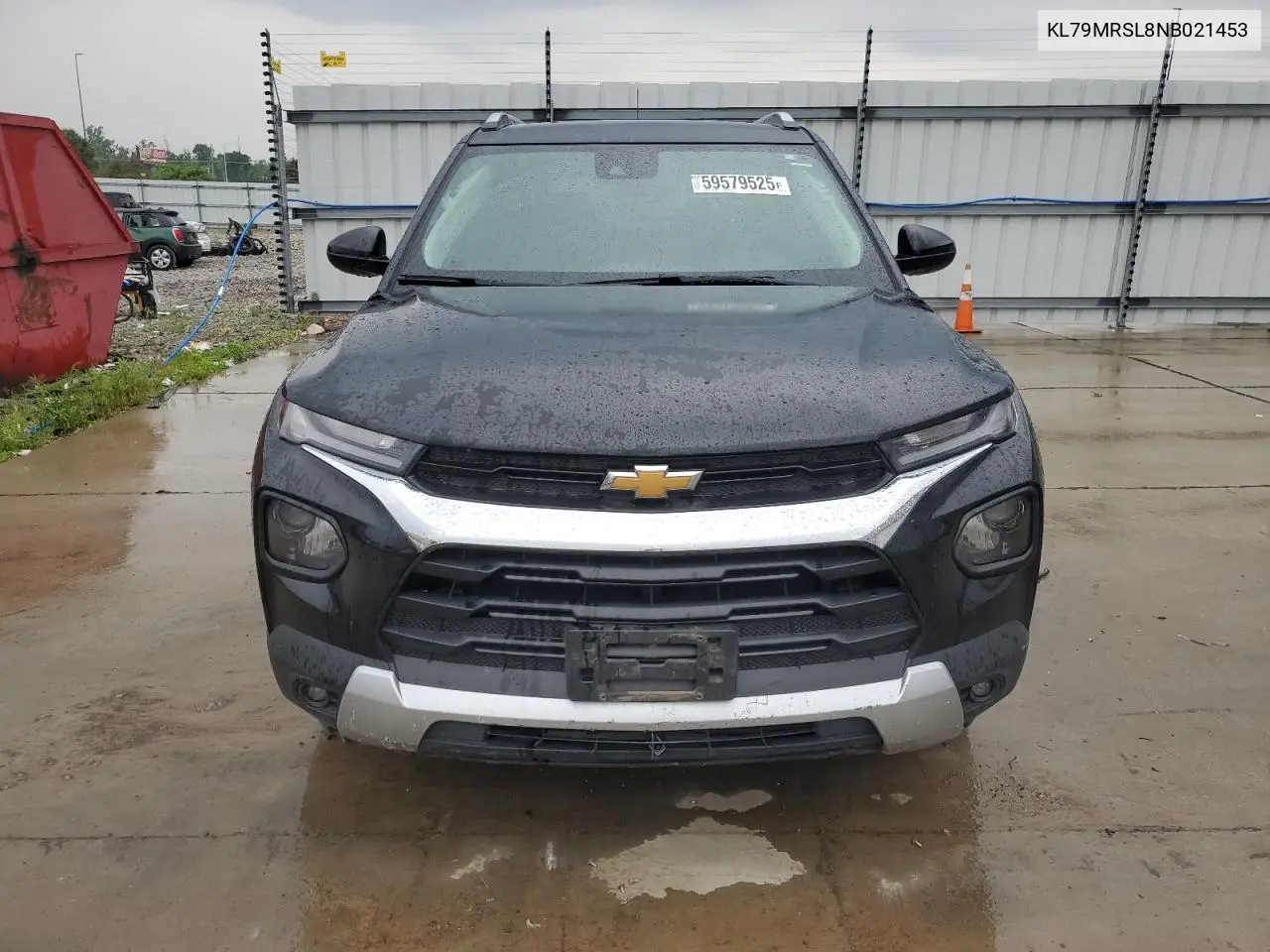 2022 Chevrolet Trailblazer Lt VIN: KL79MRSL8NB021453 Lot: 59579525
