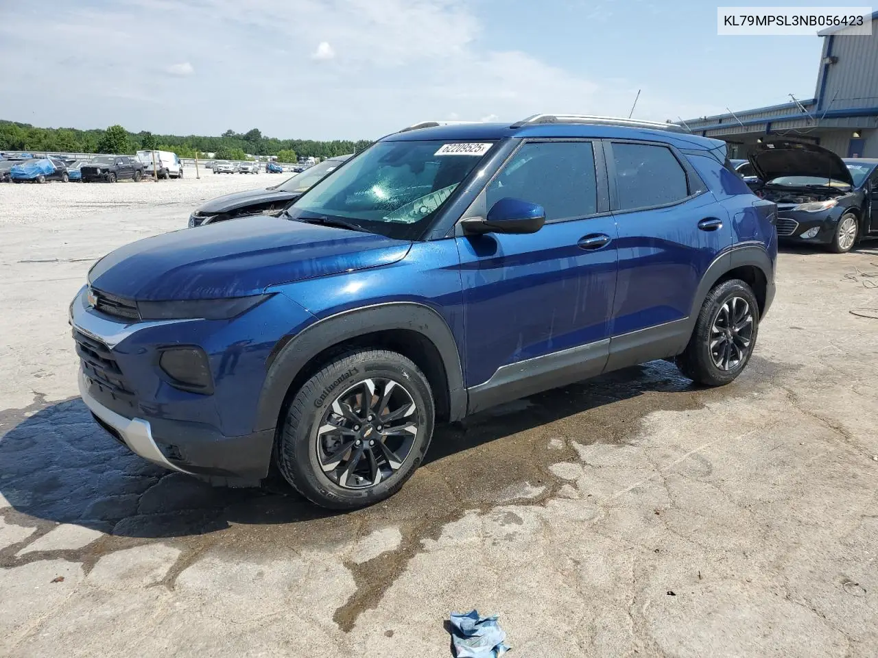 2022 Chevrolet Trailblazer Lt VIN: KL79MPSL3NB056423 Lot: 62209525