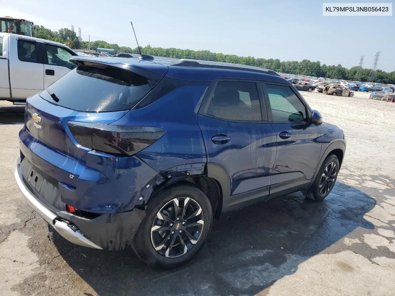 2022 Chevrolet Trailblazer Lt VIN: KL79MPSL3NB056423 Lot: 62209525