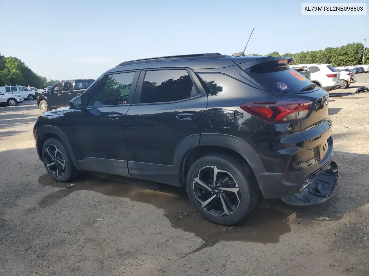 2022 Chevrolet Trailblazer Rs VIN: KL79MTSL2NB098803 Lot: 62295835