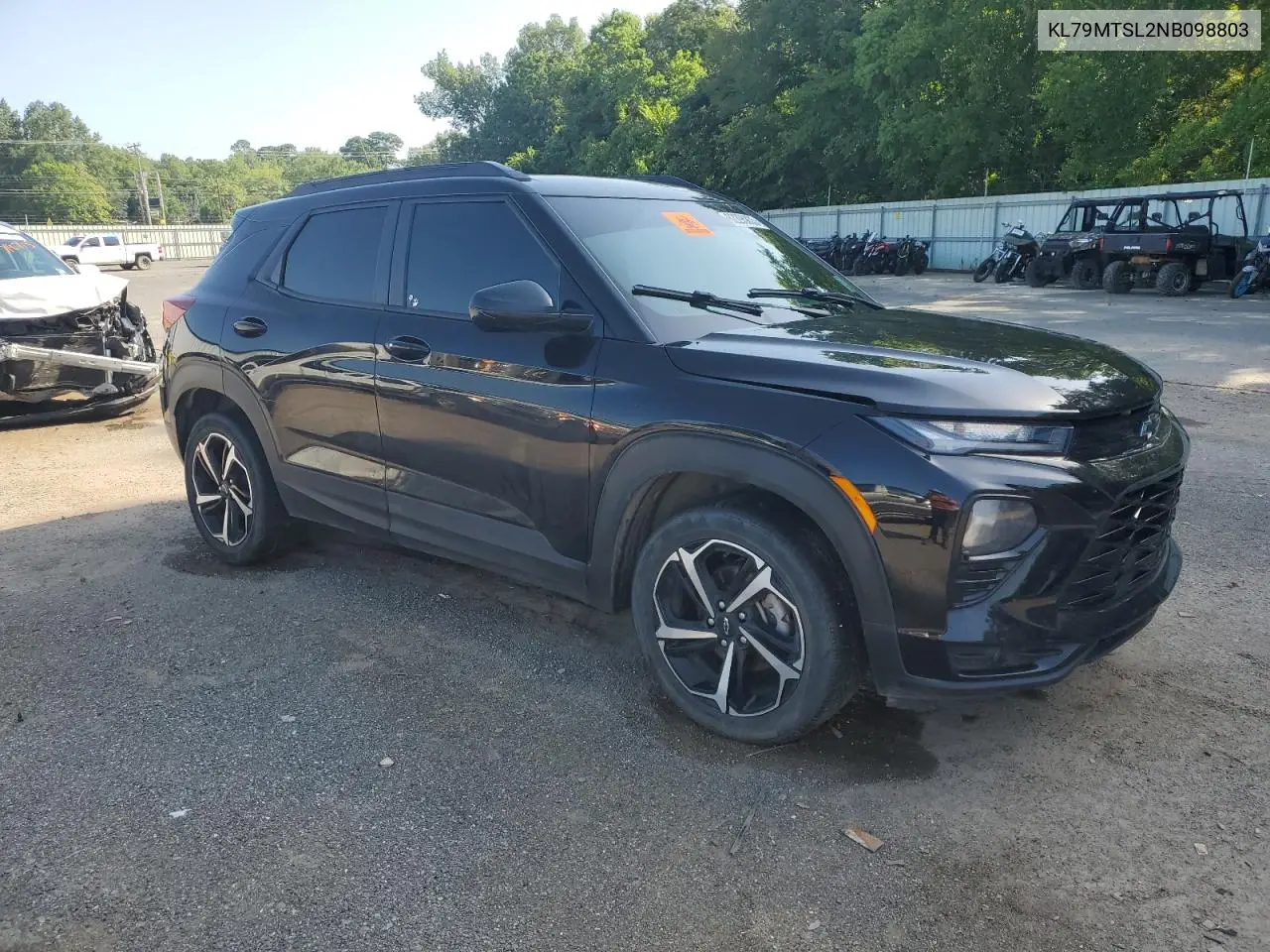 2022 Chevrolet Trailblazer Rs VIN: KL79MTSL2NB098803 Lot: 62295835