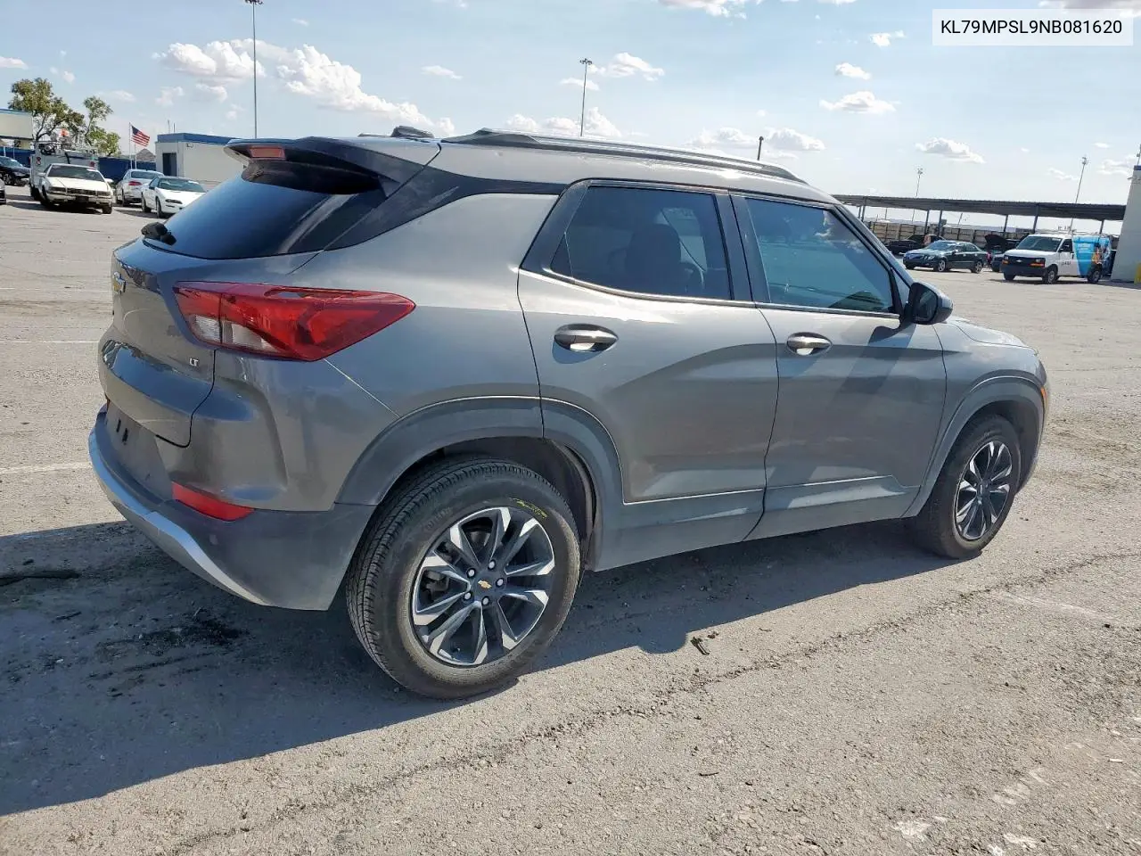 2022 Chevrolet Trailblazer Lt VIN: KL79MPSL9NB081620 Lot: 62606205