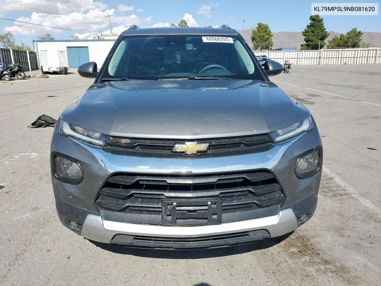 2022 Chevrolet Trailblazer Lt VIN: KL79MPSL9NB081620 Lot: 62606205