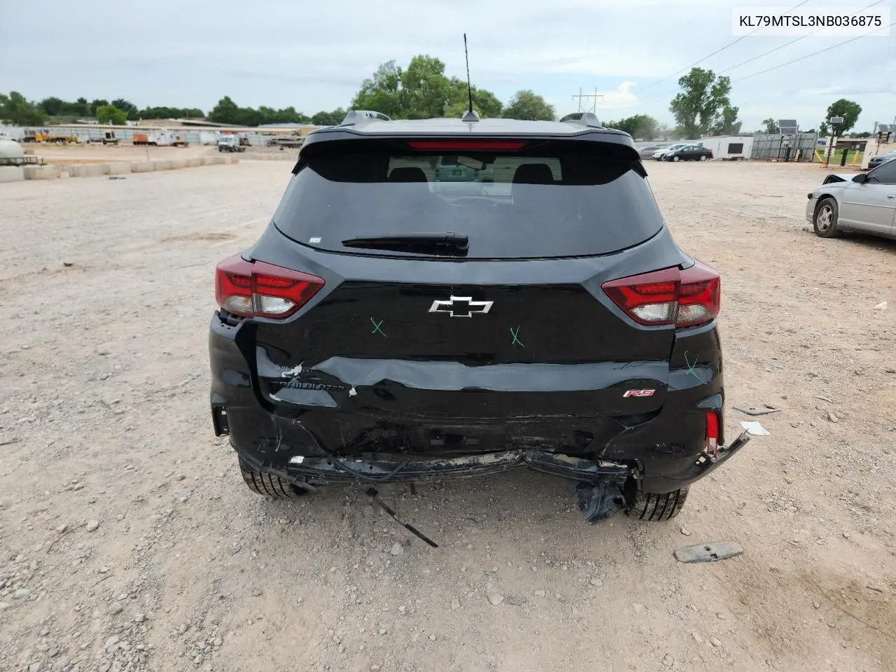 2022 Chevrolet Trailblazer Rs VIN: KL79MTSL3NB036875 Lot: 62646665