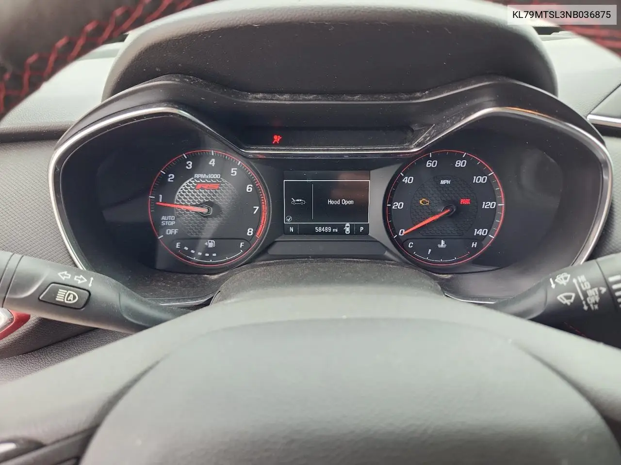 2022 Chevrolet Trailblazer Rs VIN: KL79MTSL3NB036875 Lot: 62646665