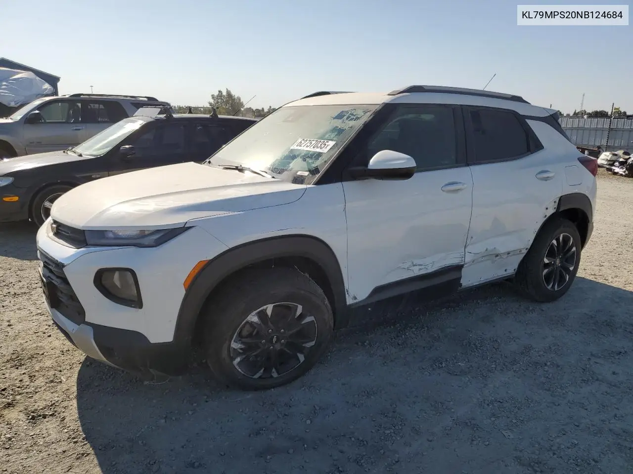 2022 Chevrolet Trailblazer Lt VIN: KL79MPS20NB124684 Lot: 62757035